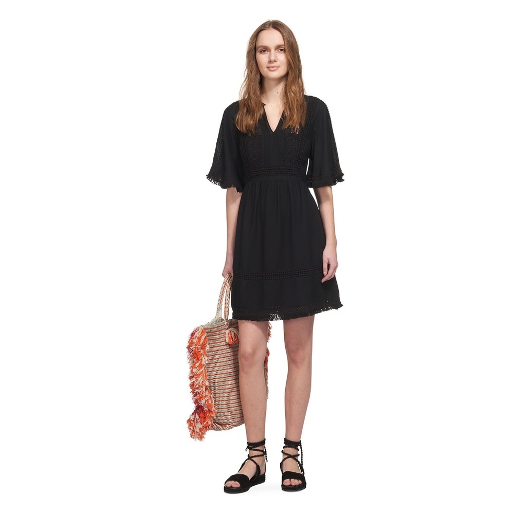 Whistles Tori Fringe Dress, US8